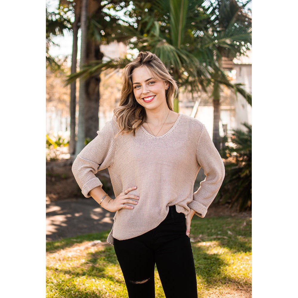 Amelia Knit- Mocha