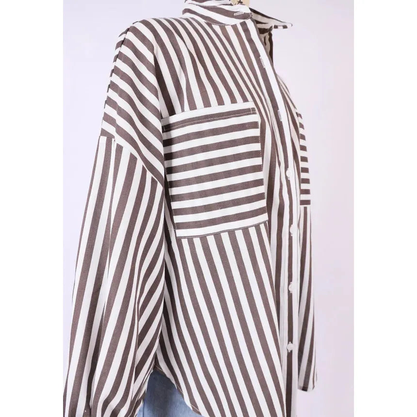 Astrid Stripe - Brown