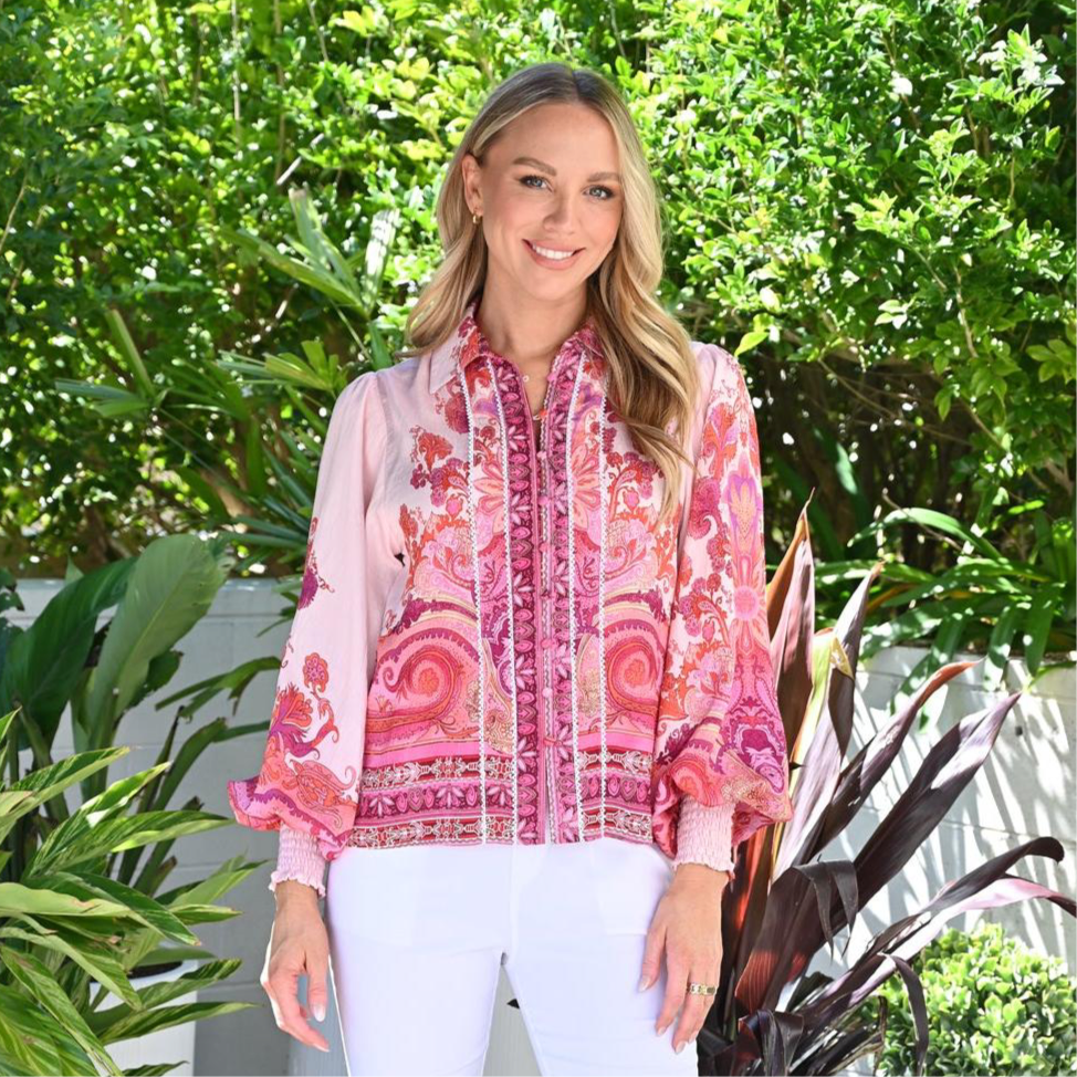 Aurora Top - Pink