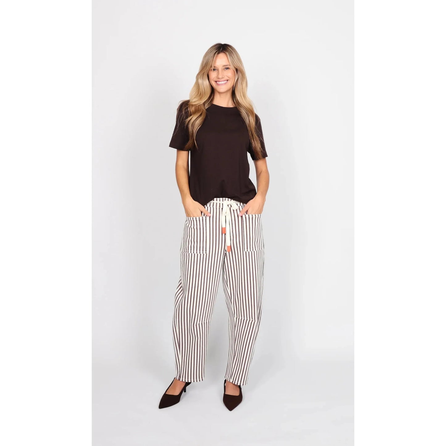 Carter - Choc Stripe
