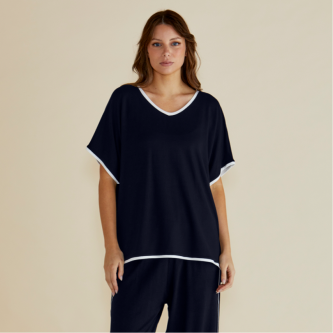 Clara top - Navy
