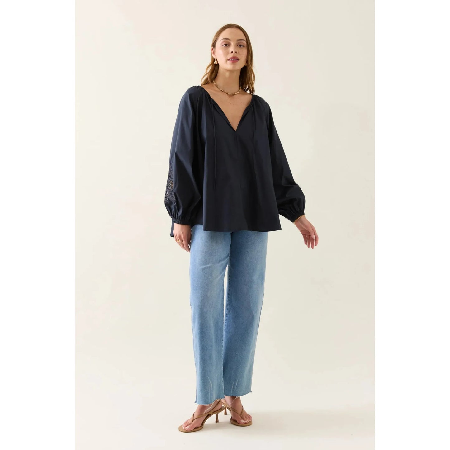 Ilsa Blouse - Navy