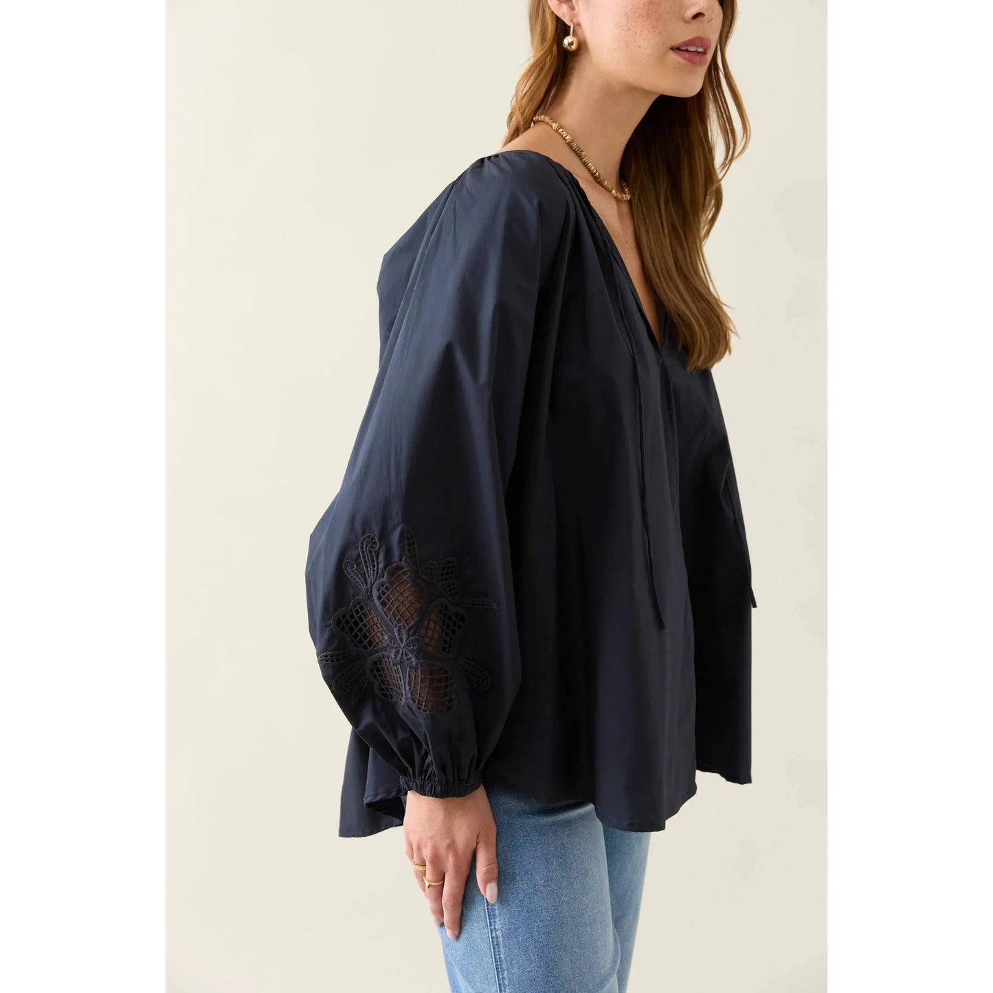 Ilsa Blouse - Navy