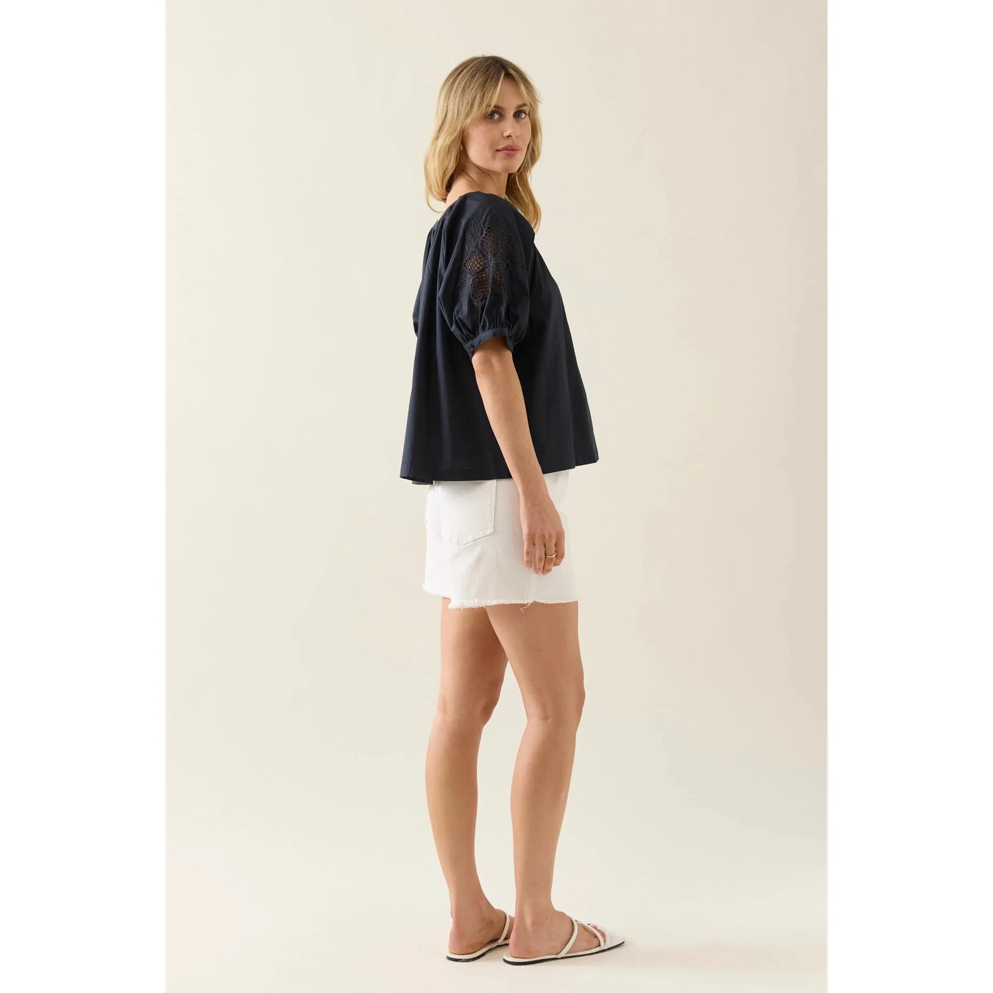 Ilsa top- Navy