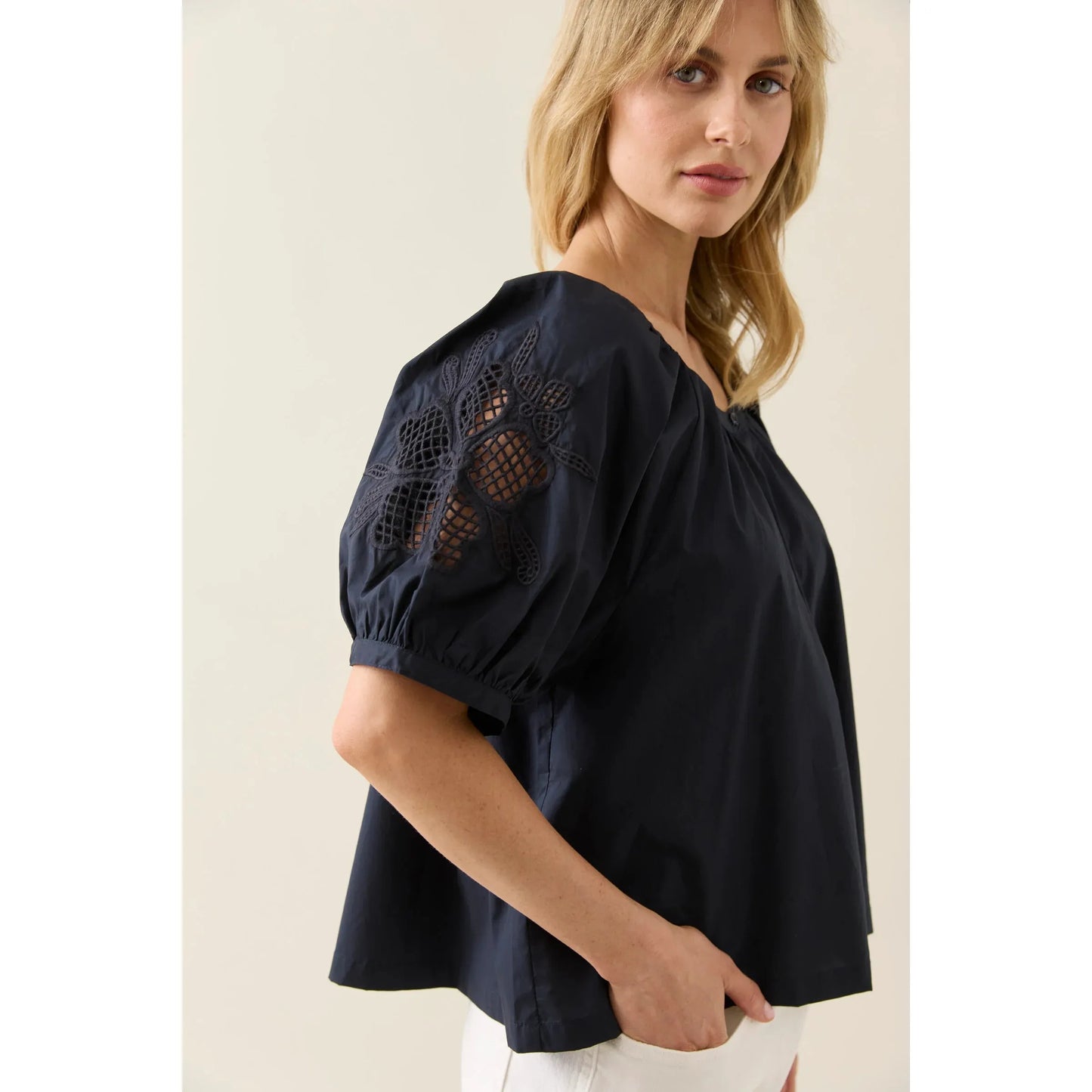 Ilsa top- Navy
