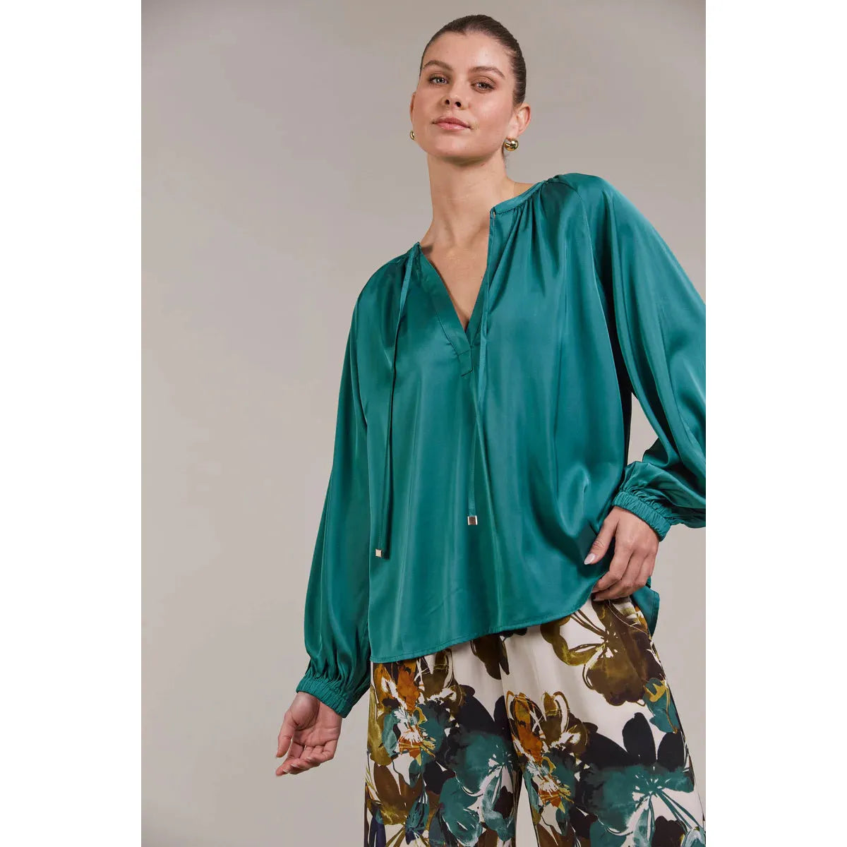 Ivy Blouse - Teal