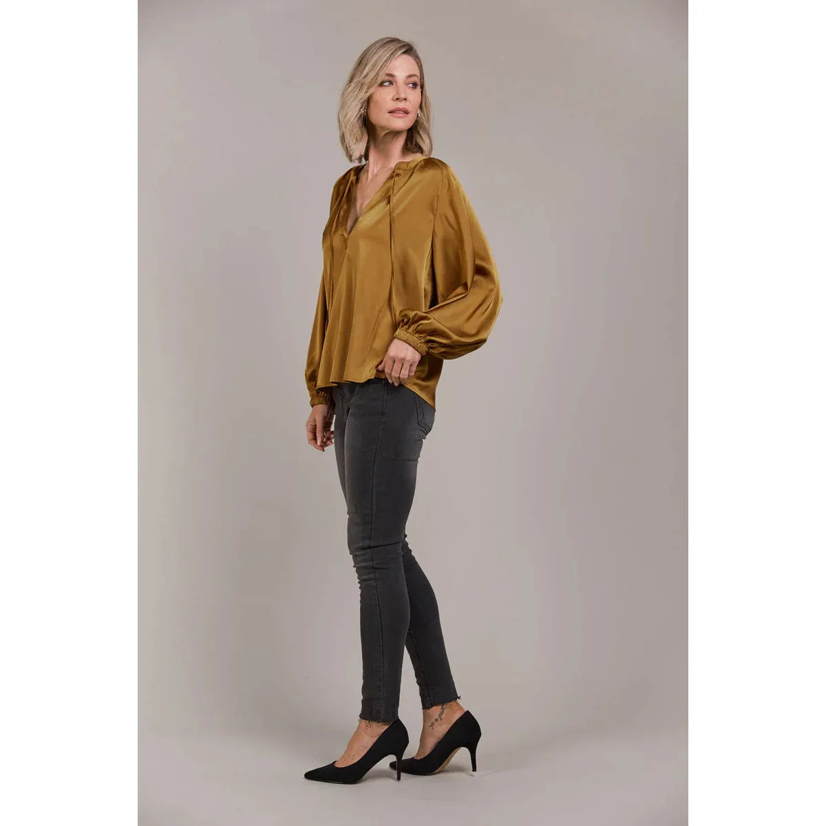 Ivy Blouse - Tobacco