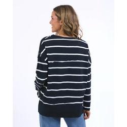 Jayne stripe - Navy