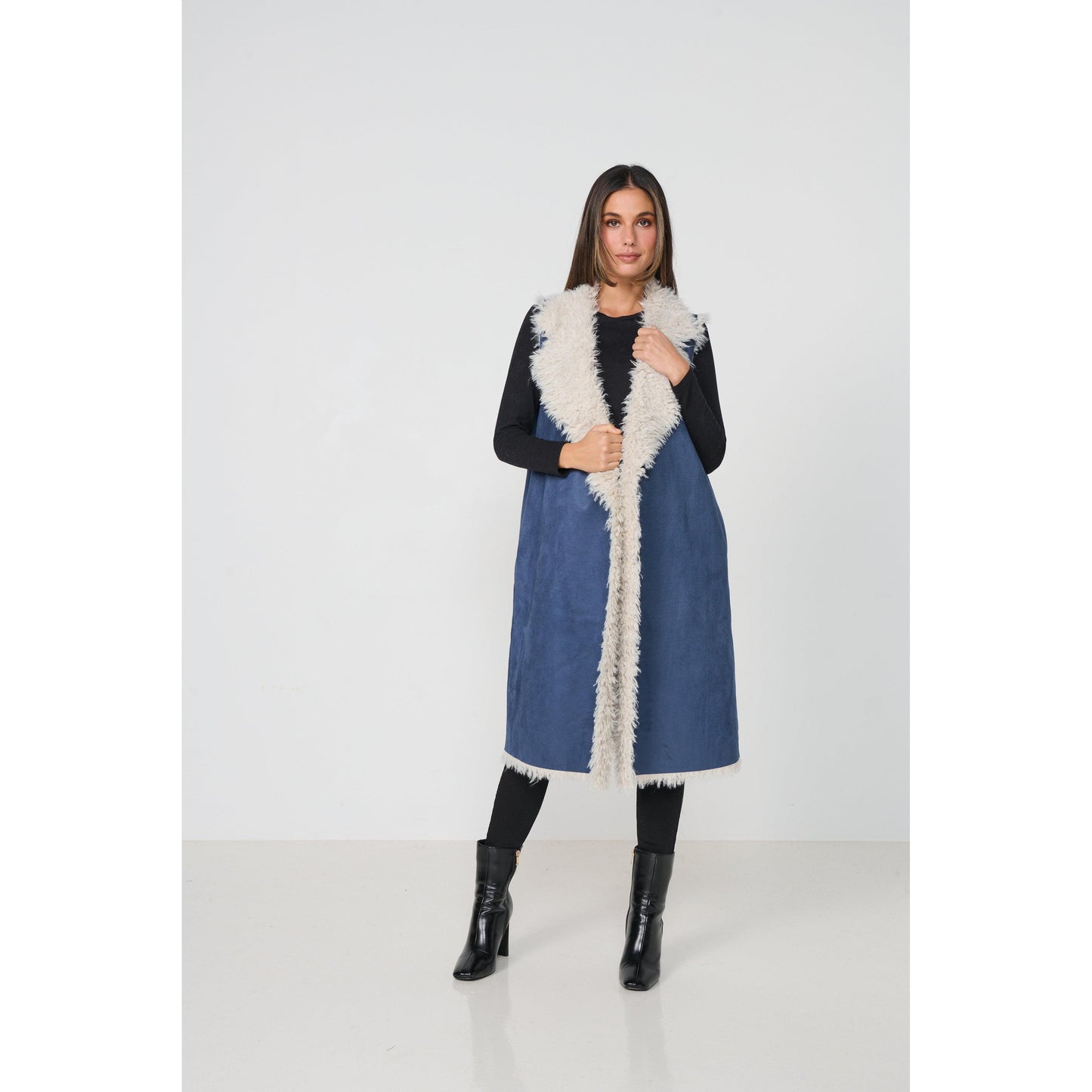 Mia Vest - Denim