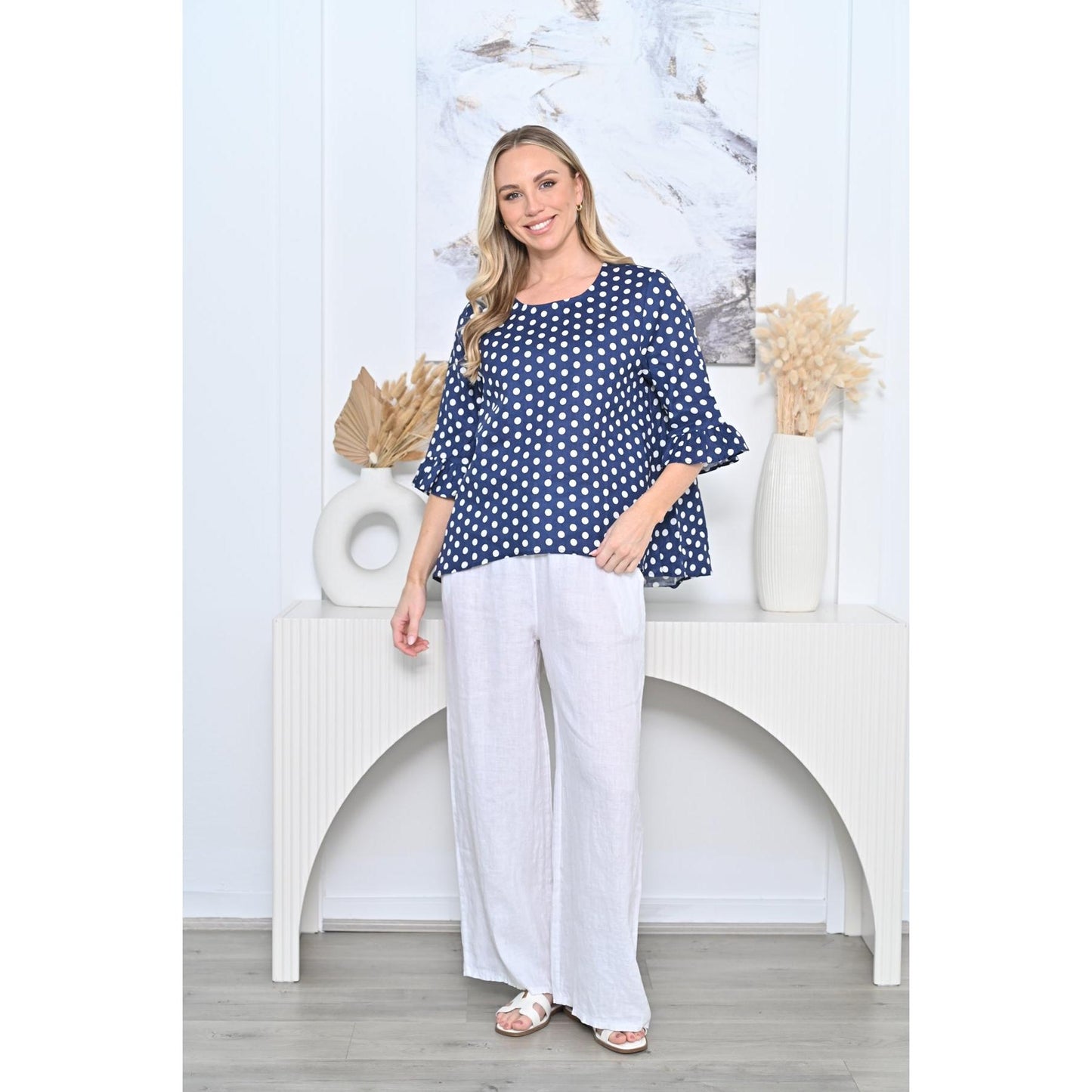 Molly Dot- Navy