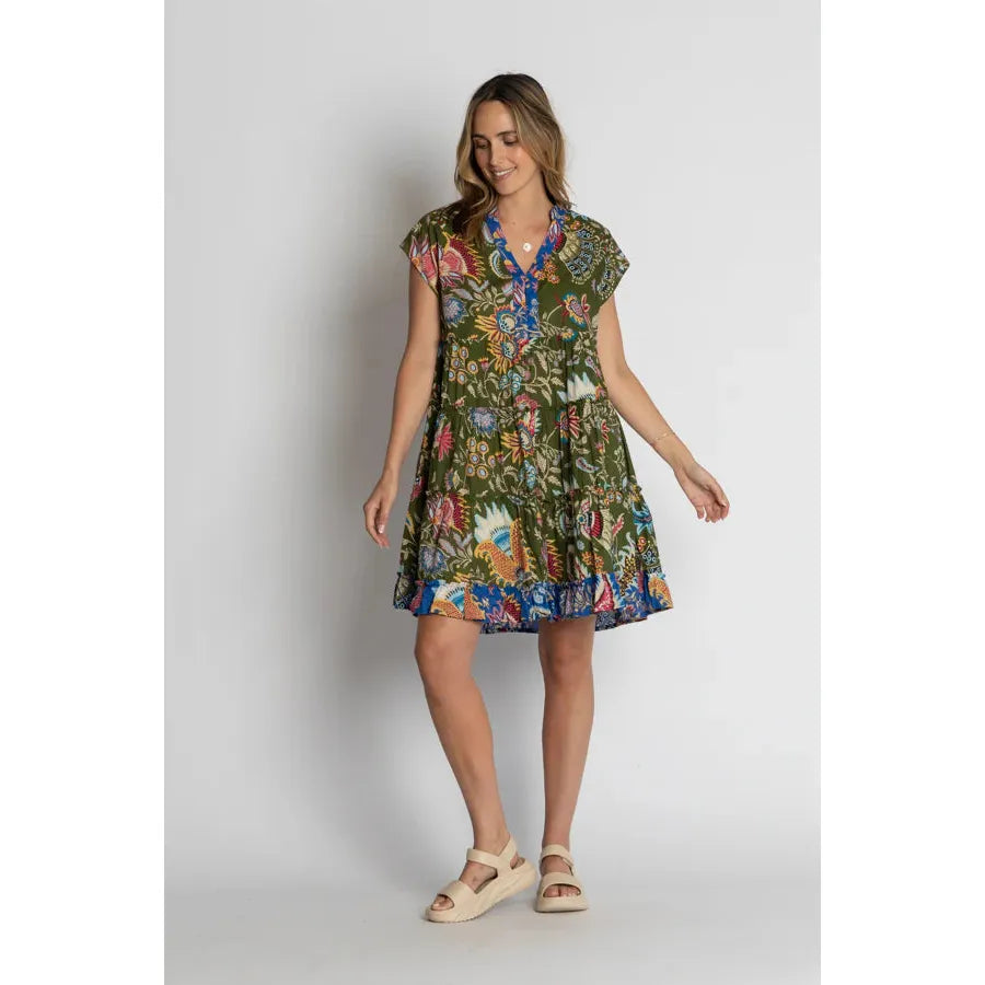 Nandita Dress - Olive