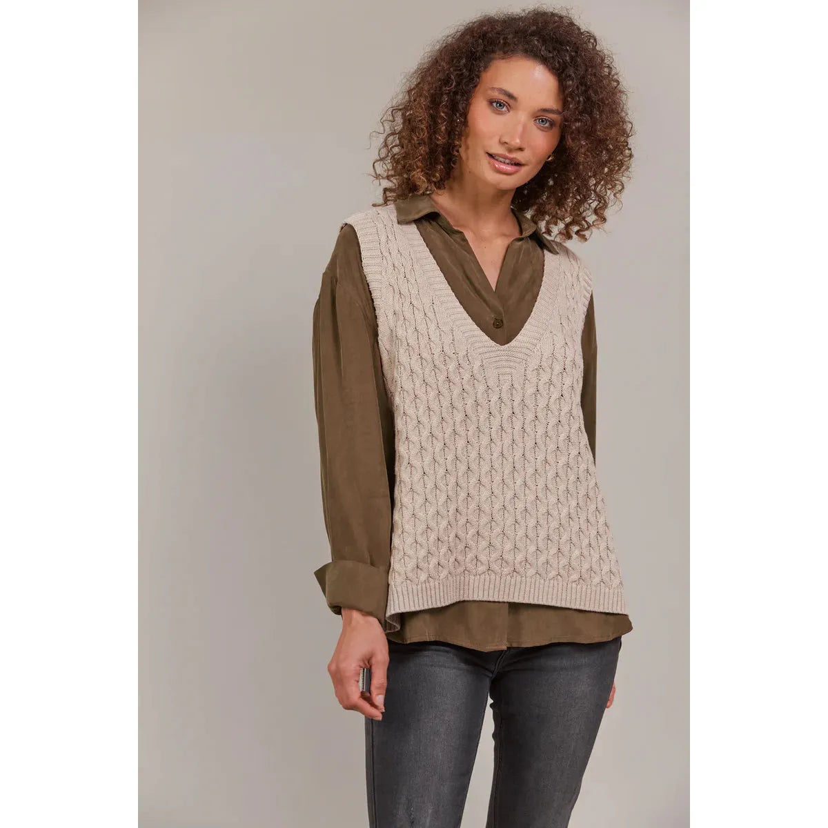 Naviva Vest - Oat