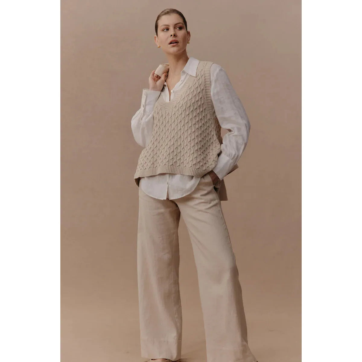 Naviva Vest - Oat