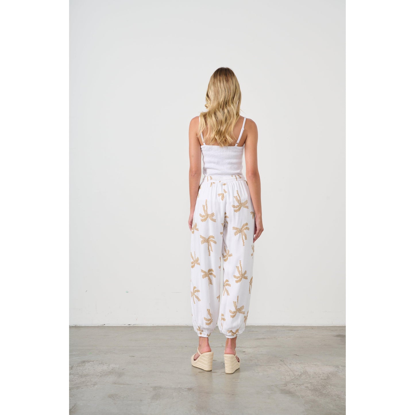 Palm Pant - White
