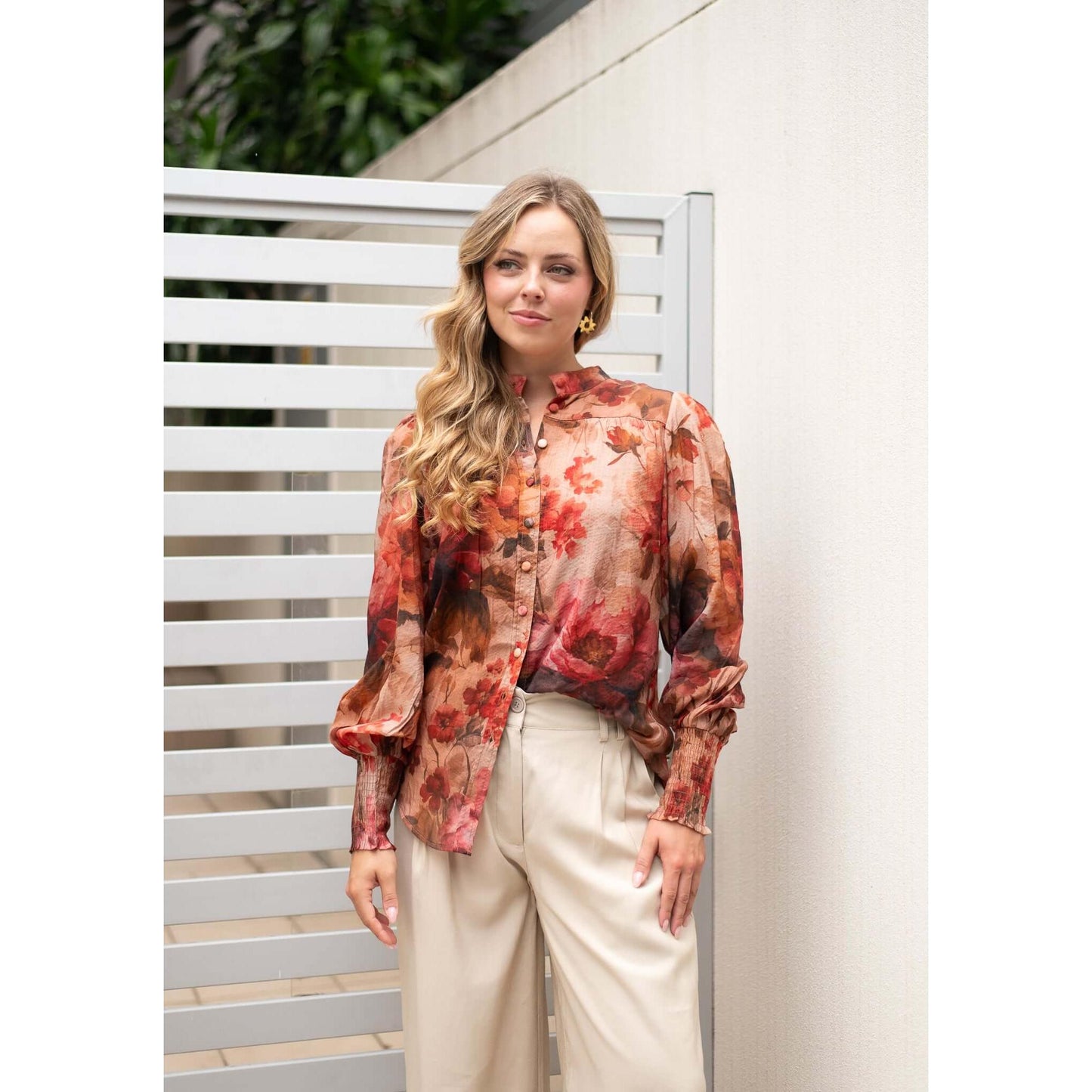 Peony shirt
