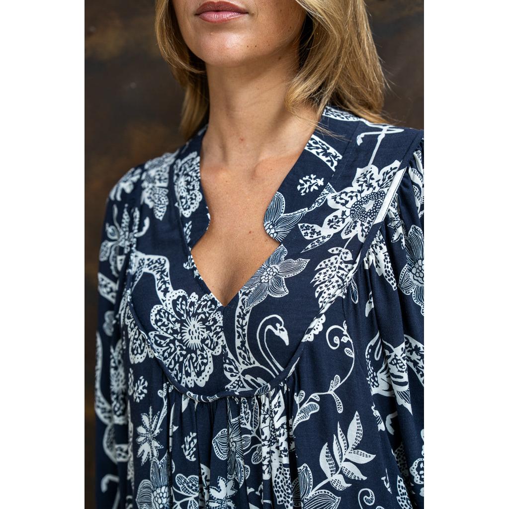 Reena Dress - NAVY