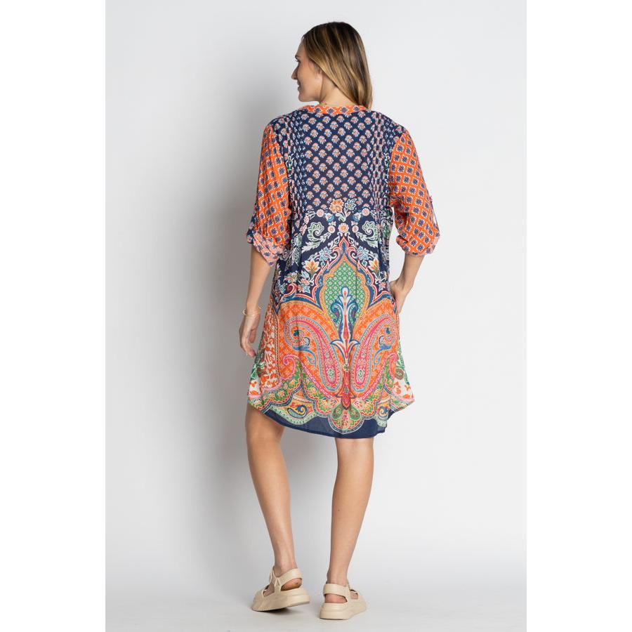 Sarai Dress - Navy