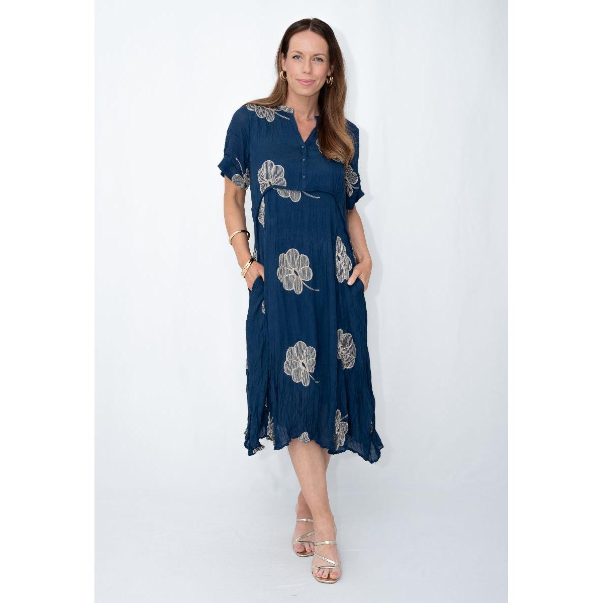 Selena dress- Navy
