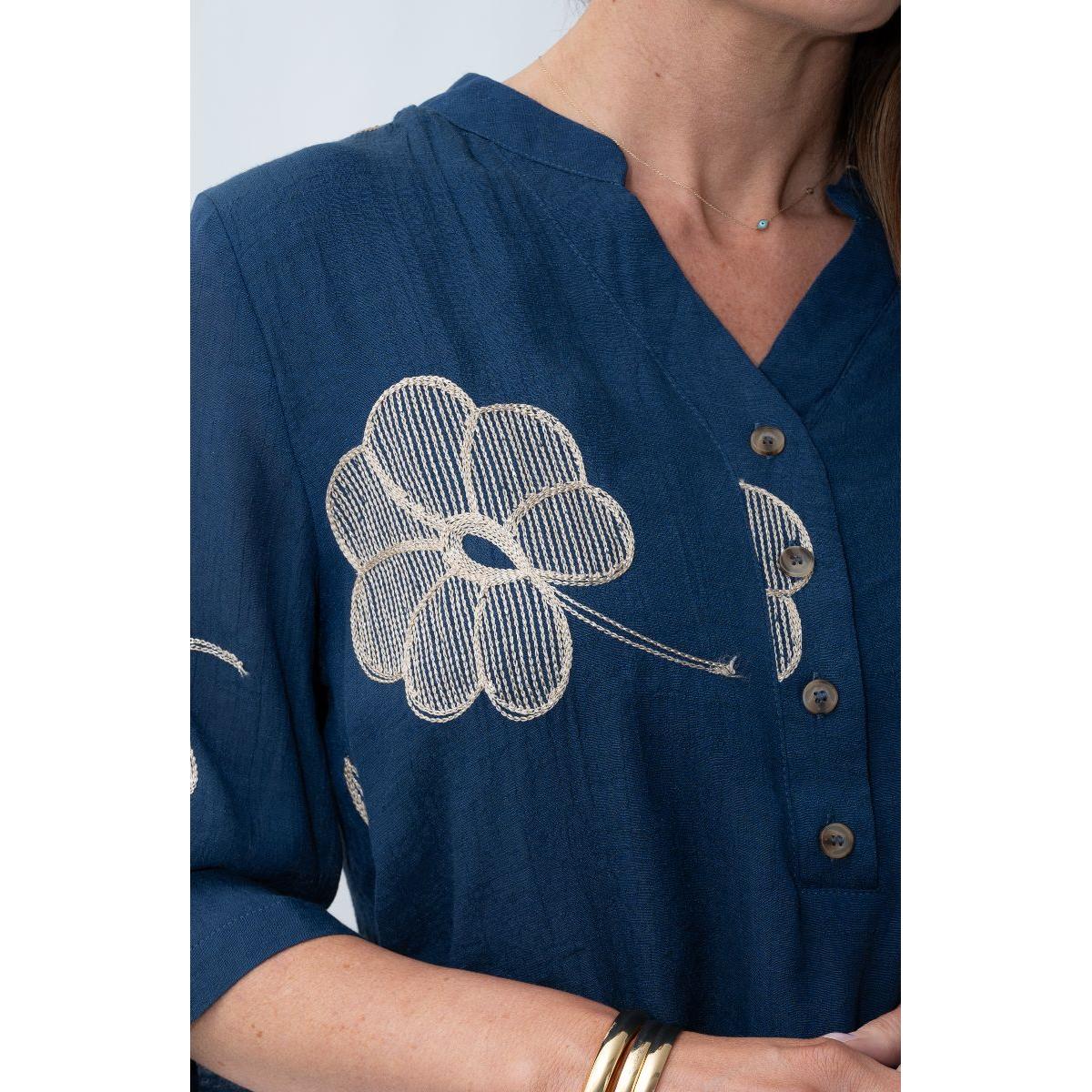 Selena top - Navy