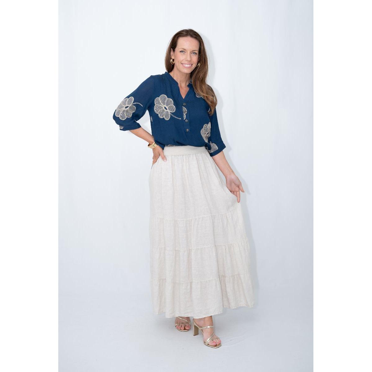 Selena top - Navy