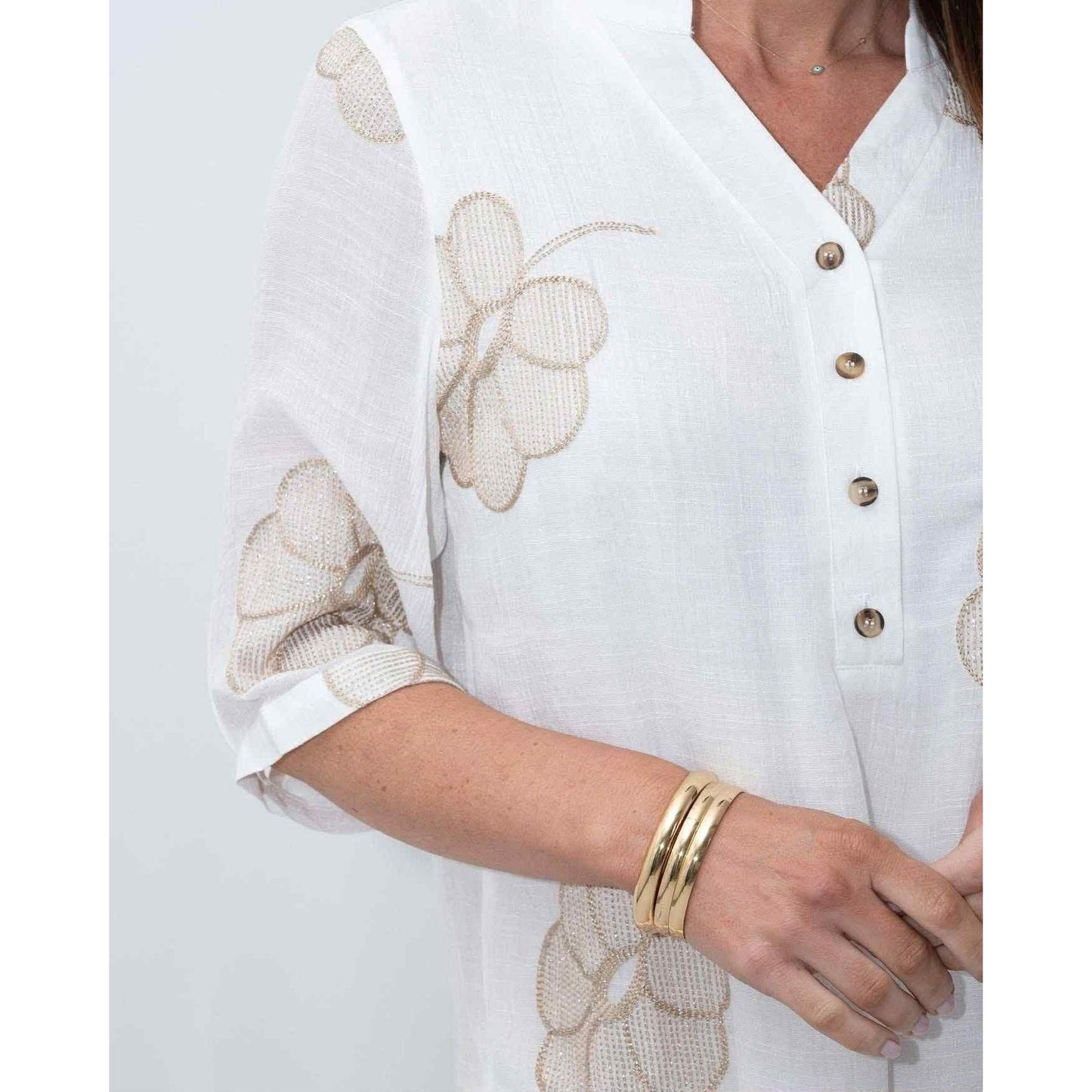 Selena top - White