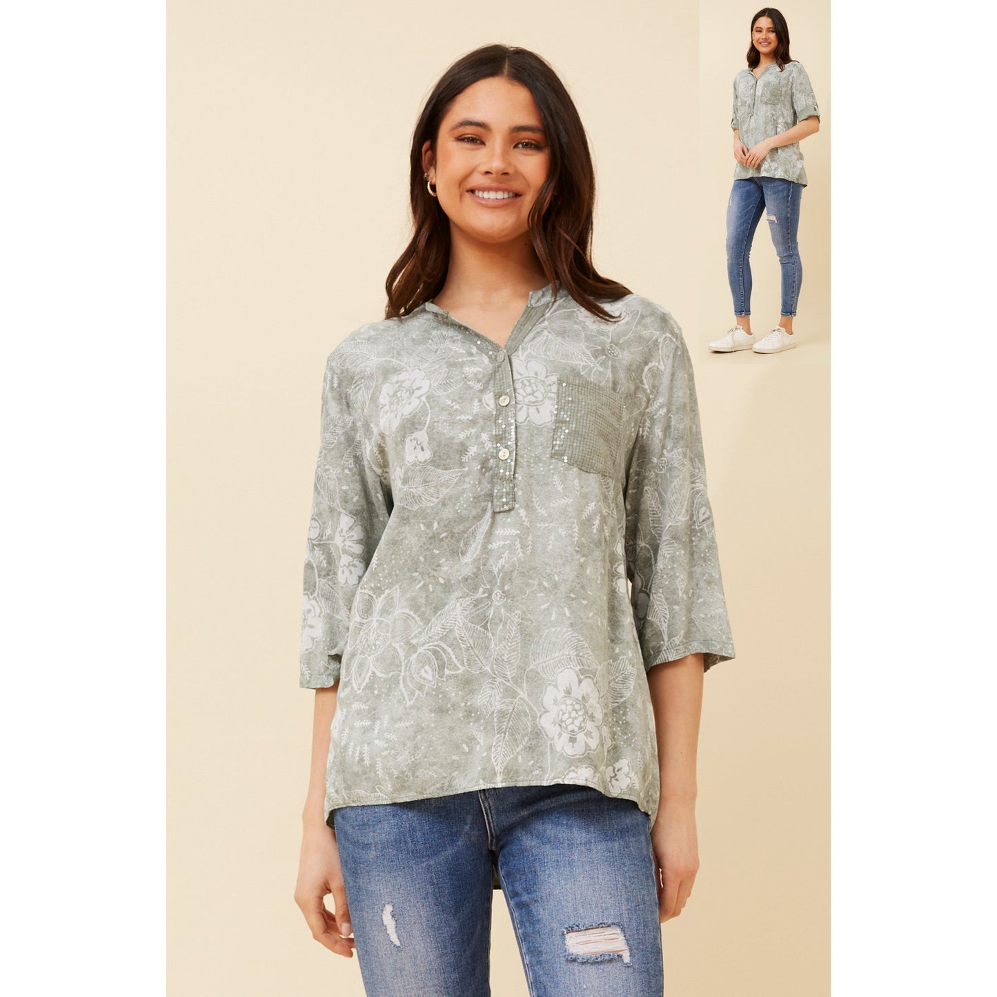 Stella Top - Sage