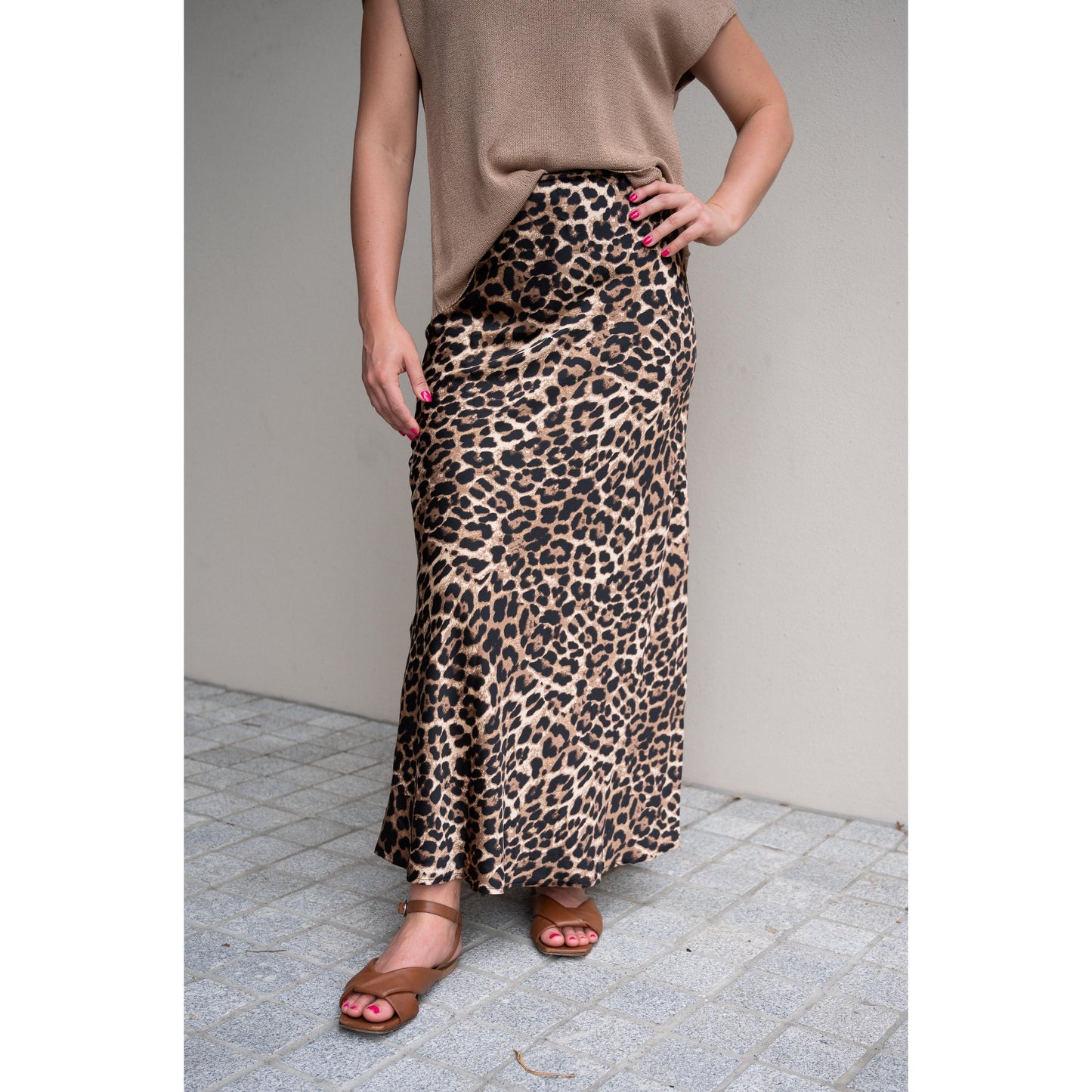Tegan Skirt - Leopard