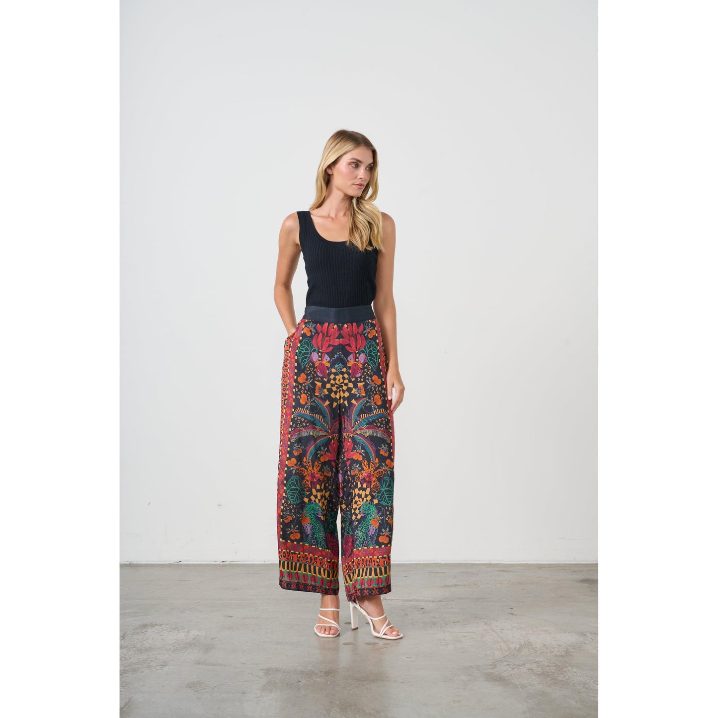 Tropical Pants - Black