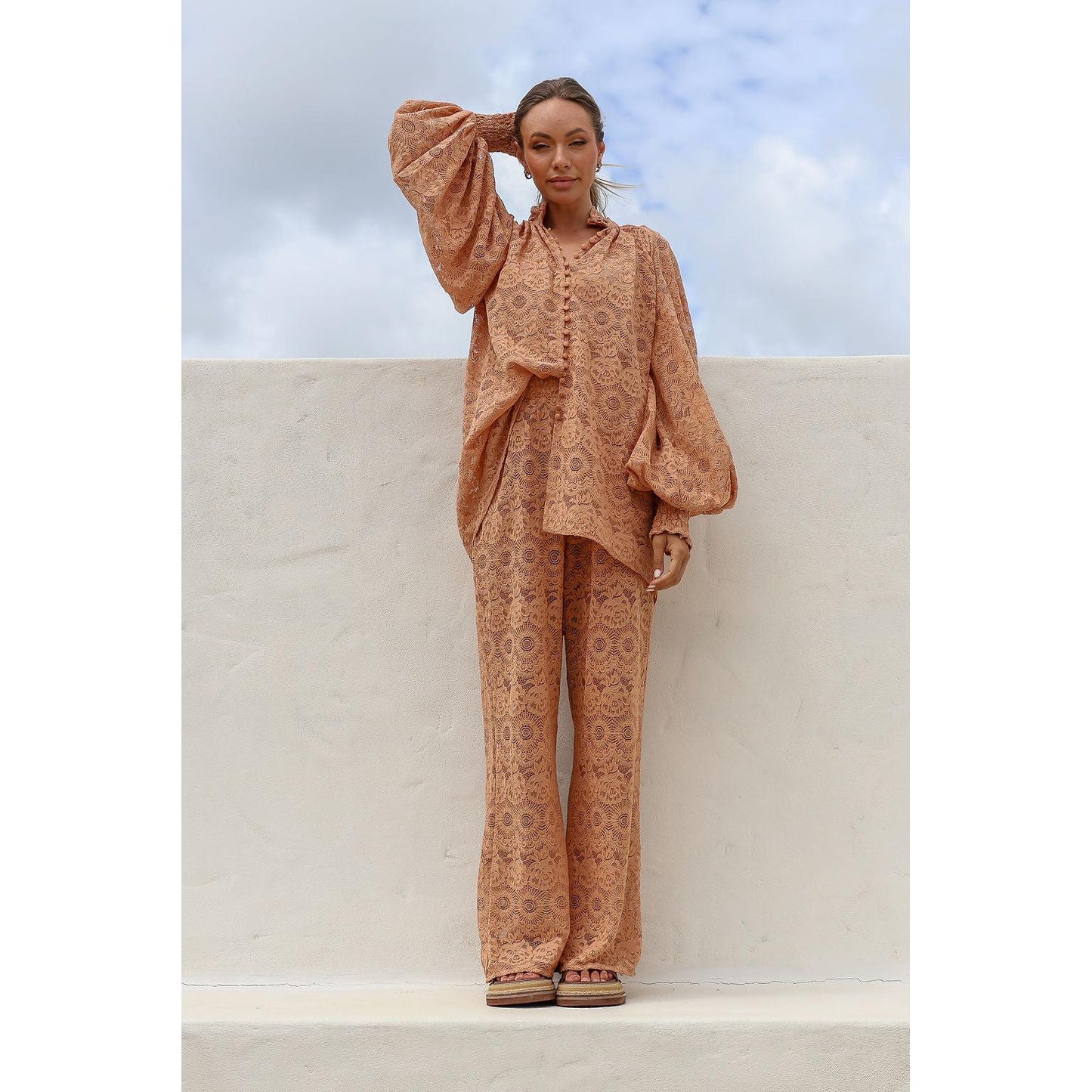 Zoe shirt - Tan