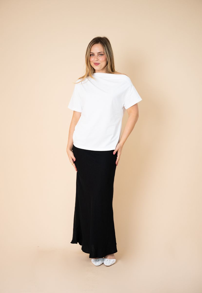 Eloise Tuck Tee - White