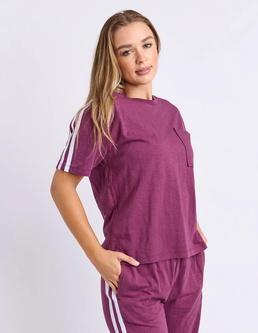 Power Tee - Plum