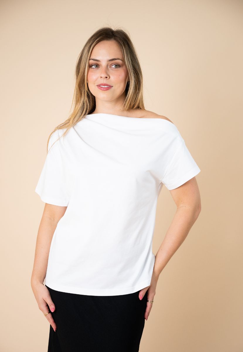 Eloise Tuck Tee - White