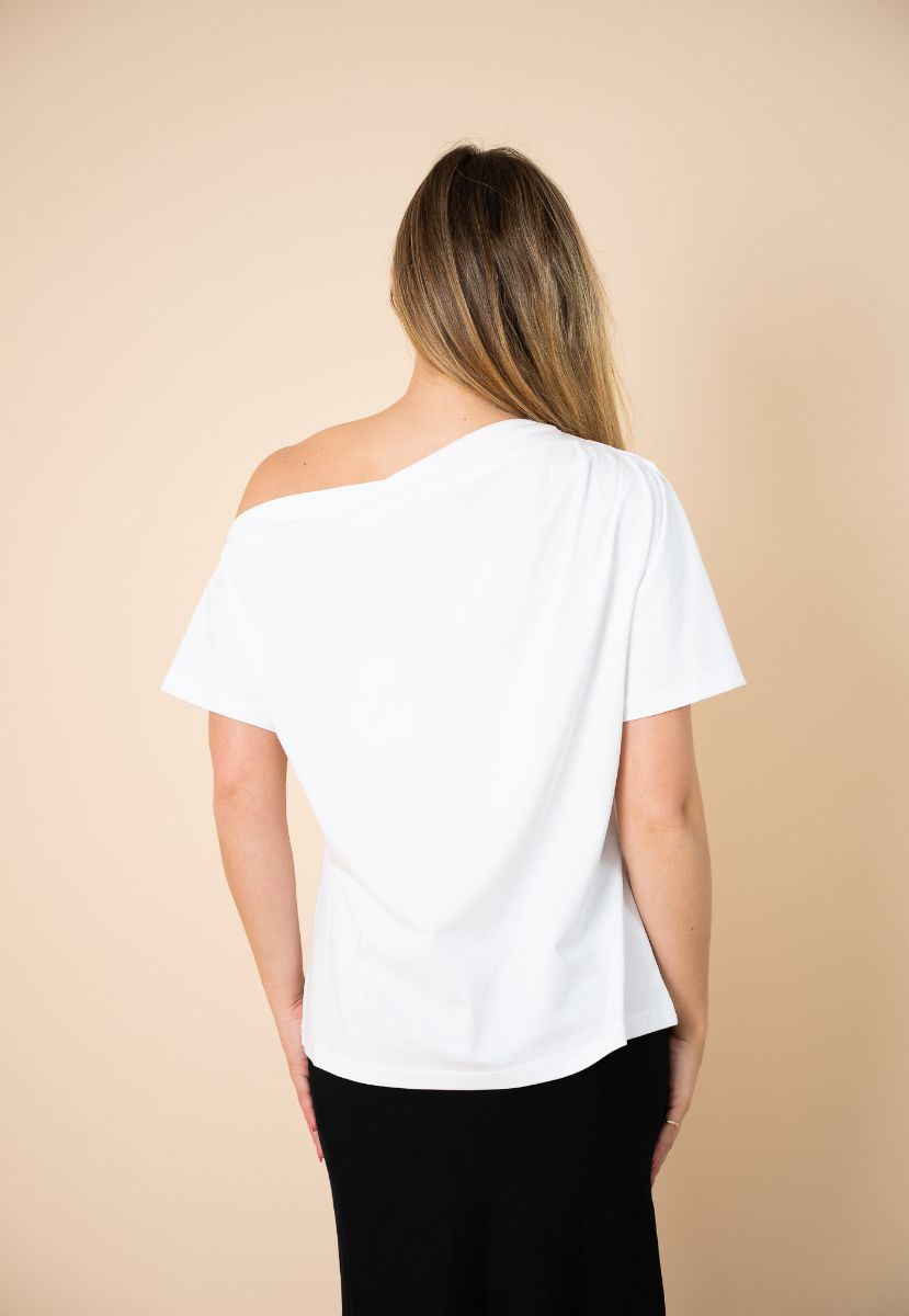 Eloise Tuck Tee - White