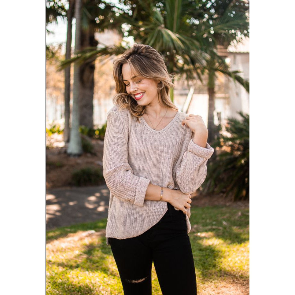 Amelia Knit- Mocha