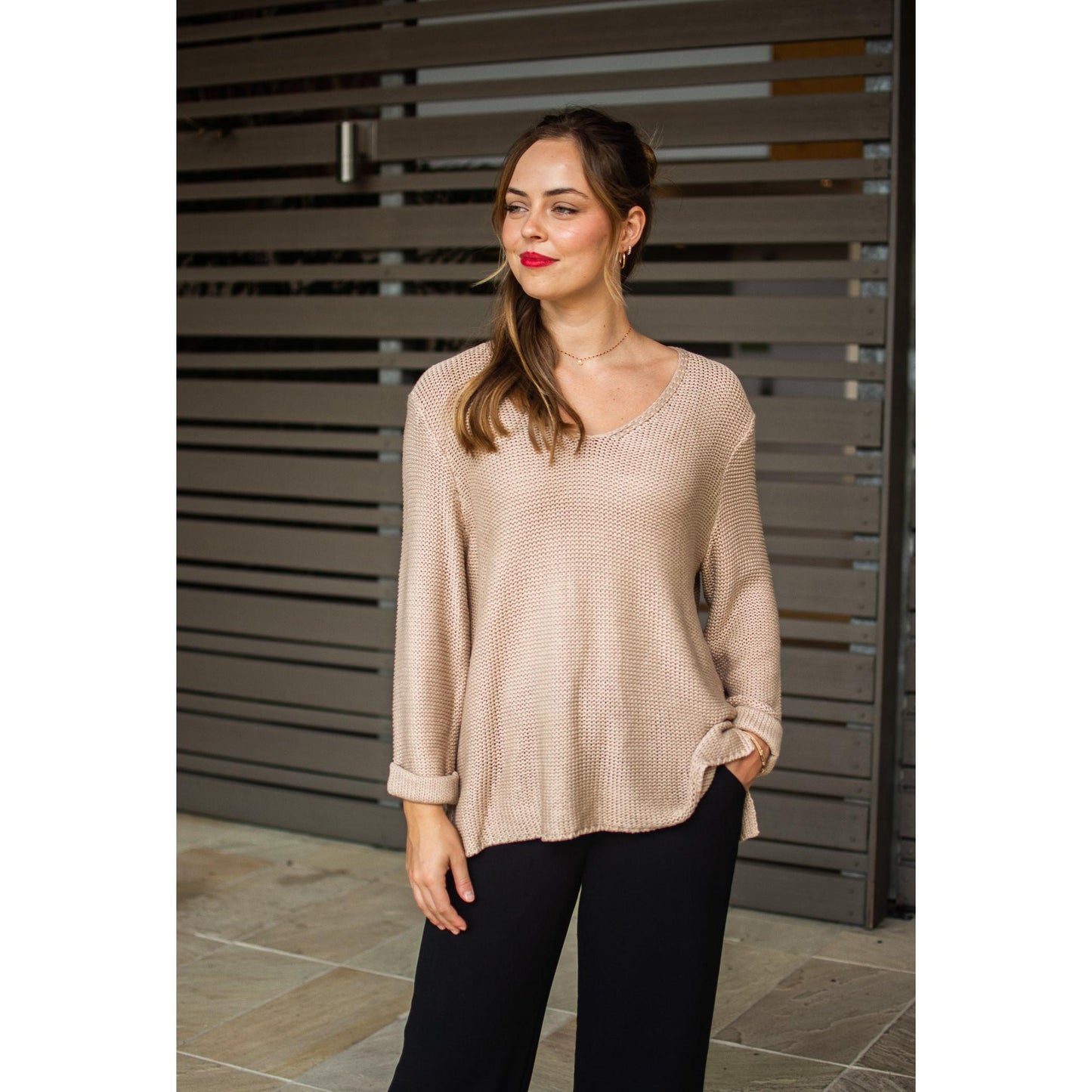 Amelia Knit- Mocha