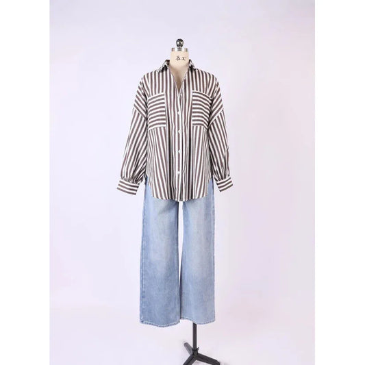 Astrid Stripe - Brown