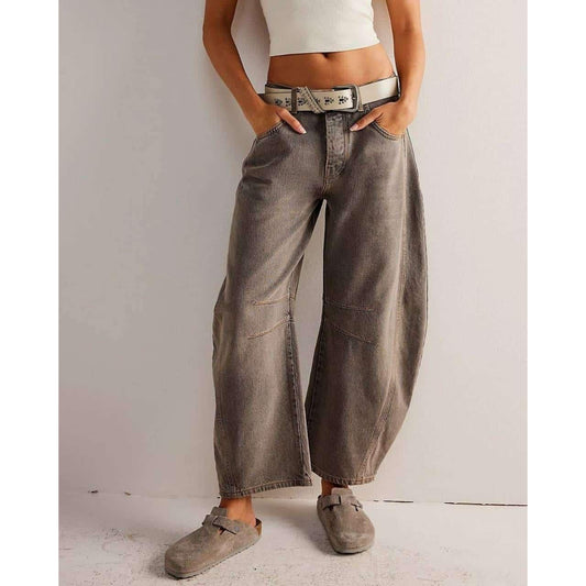 Barrel Jean - Gray