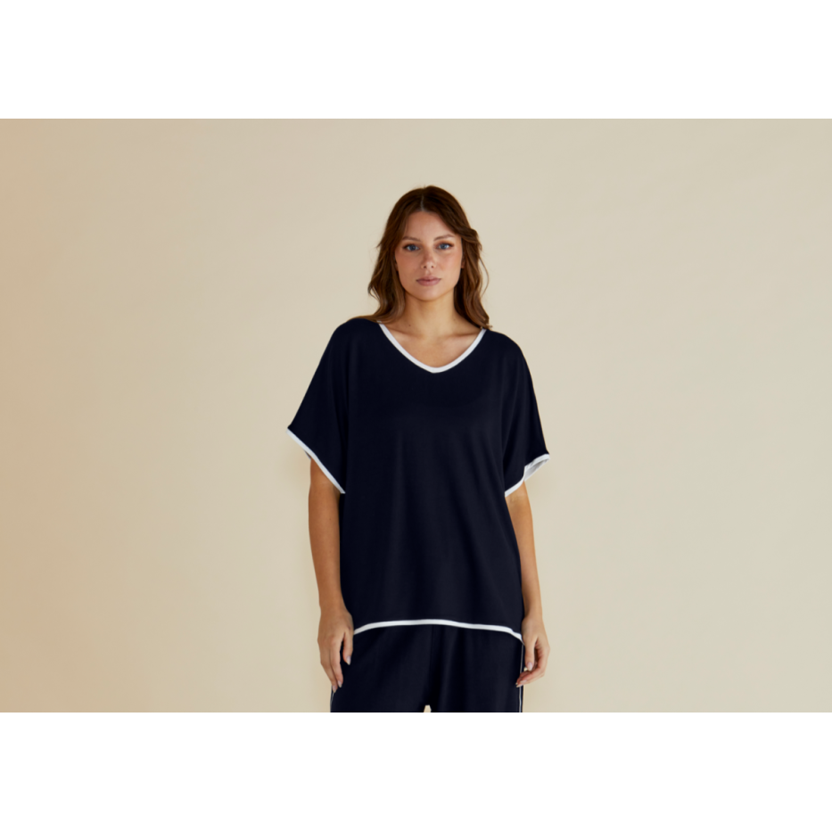 Clara top - Navy