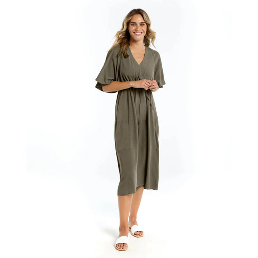 Cora Dress - Olive