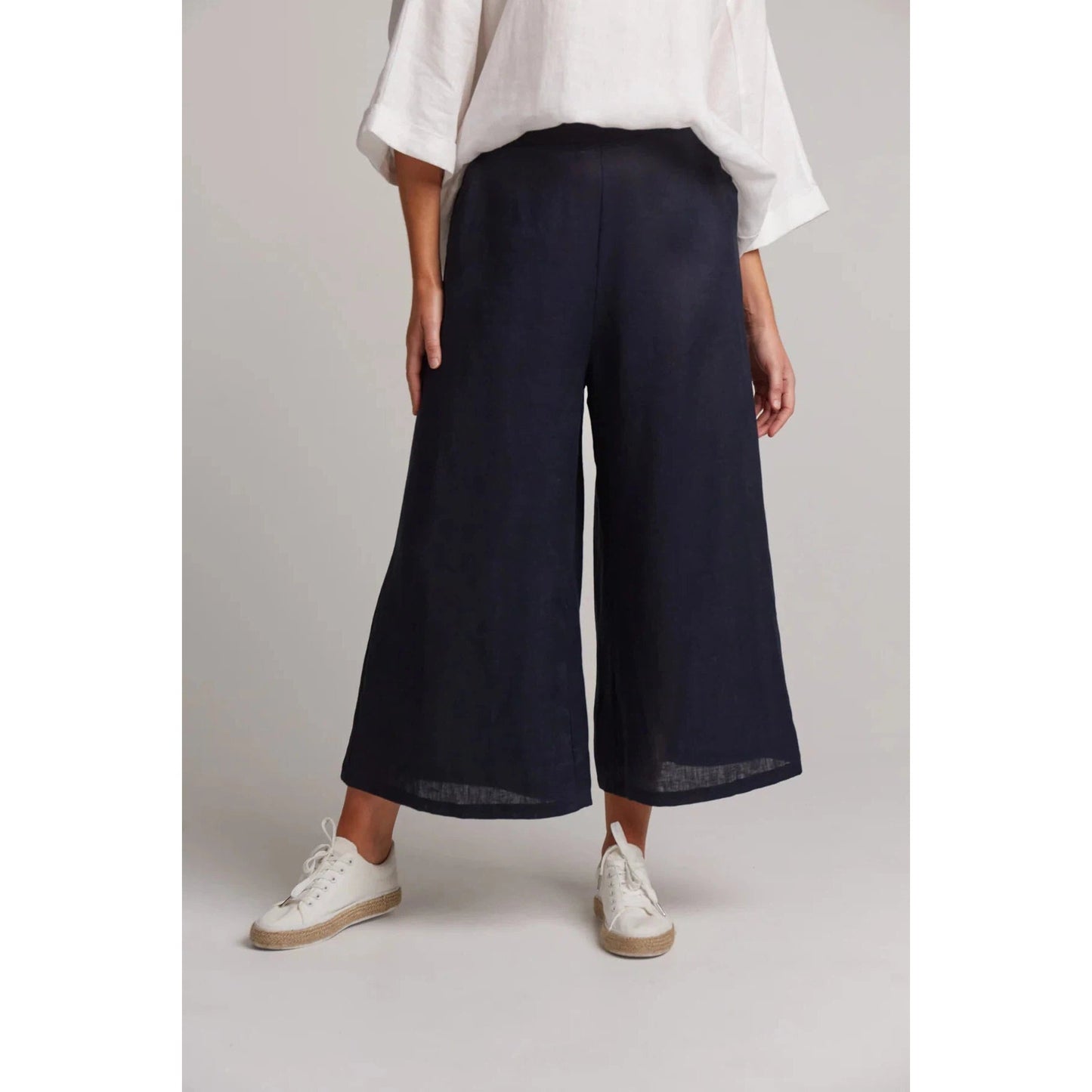 Crop Pant- Navy