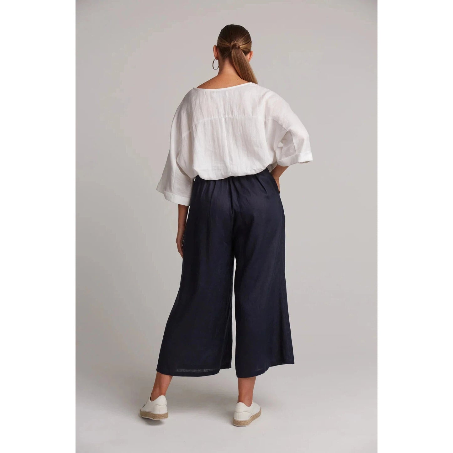 Crop Pant- Navy