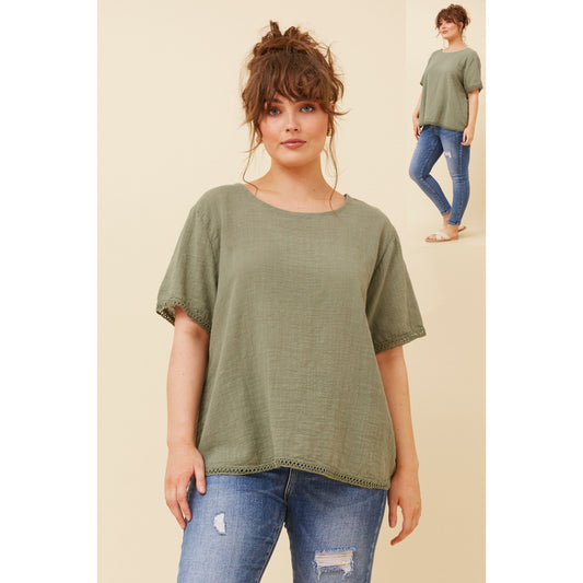 Eden Top - Khaki