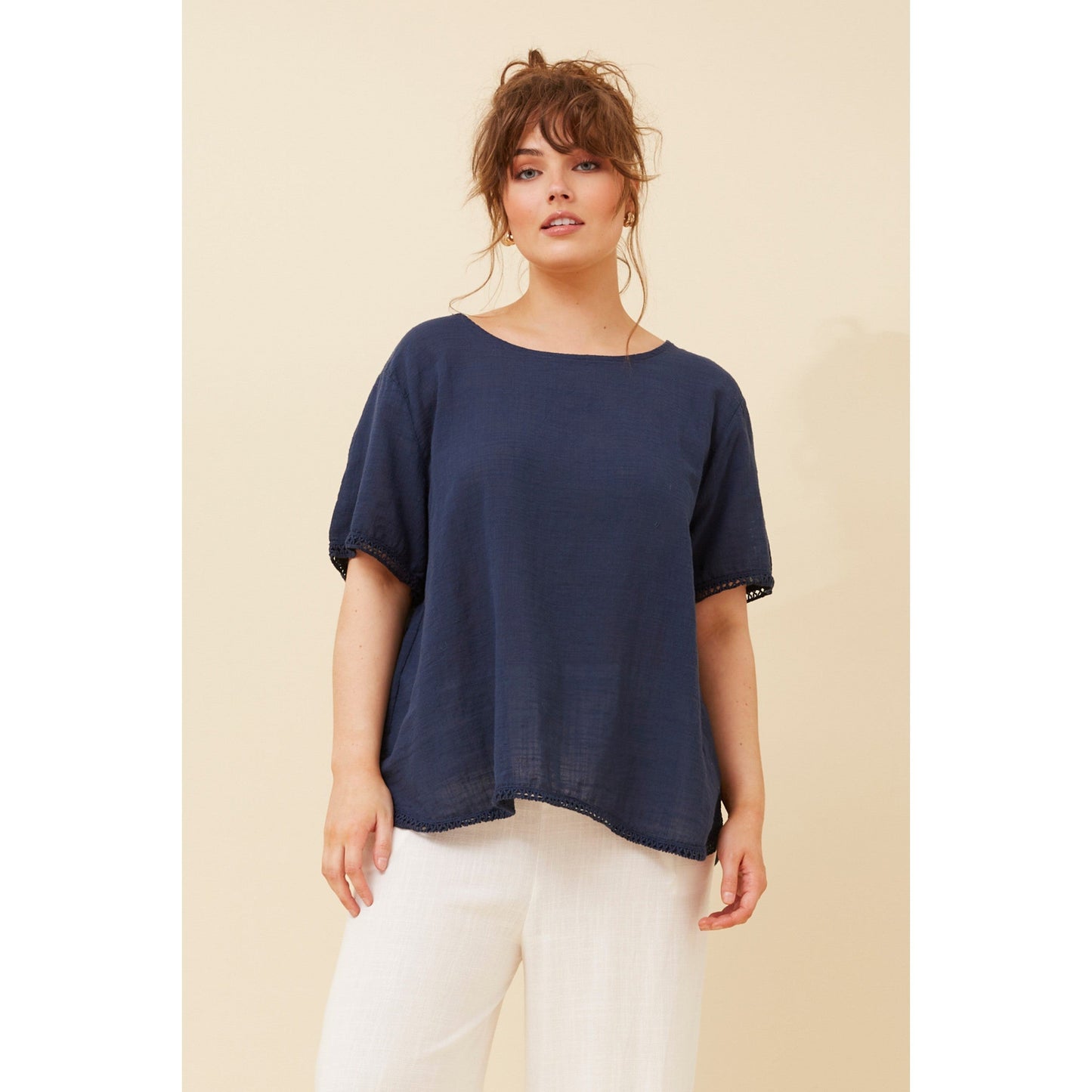 Eden Top - Navy