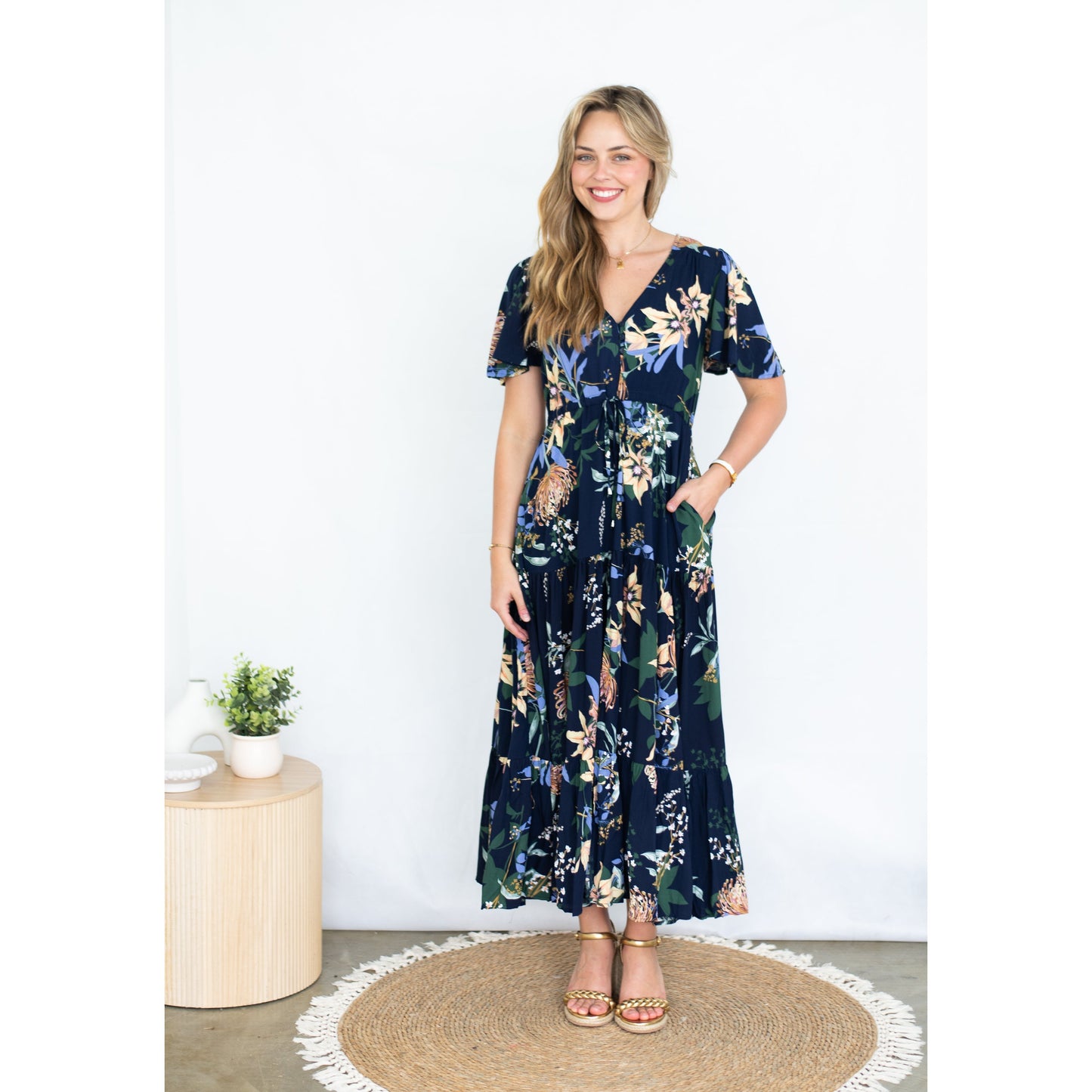 Eliza Maxi - Navy