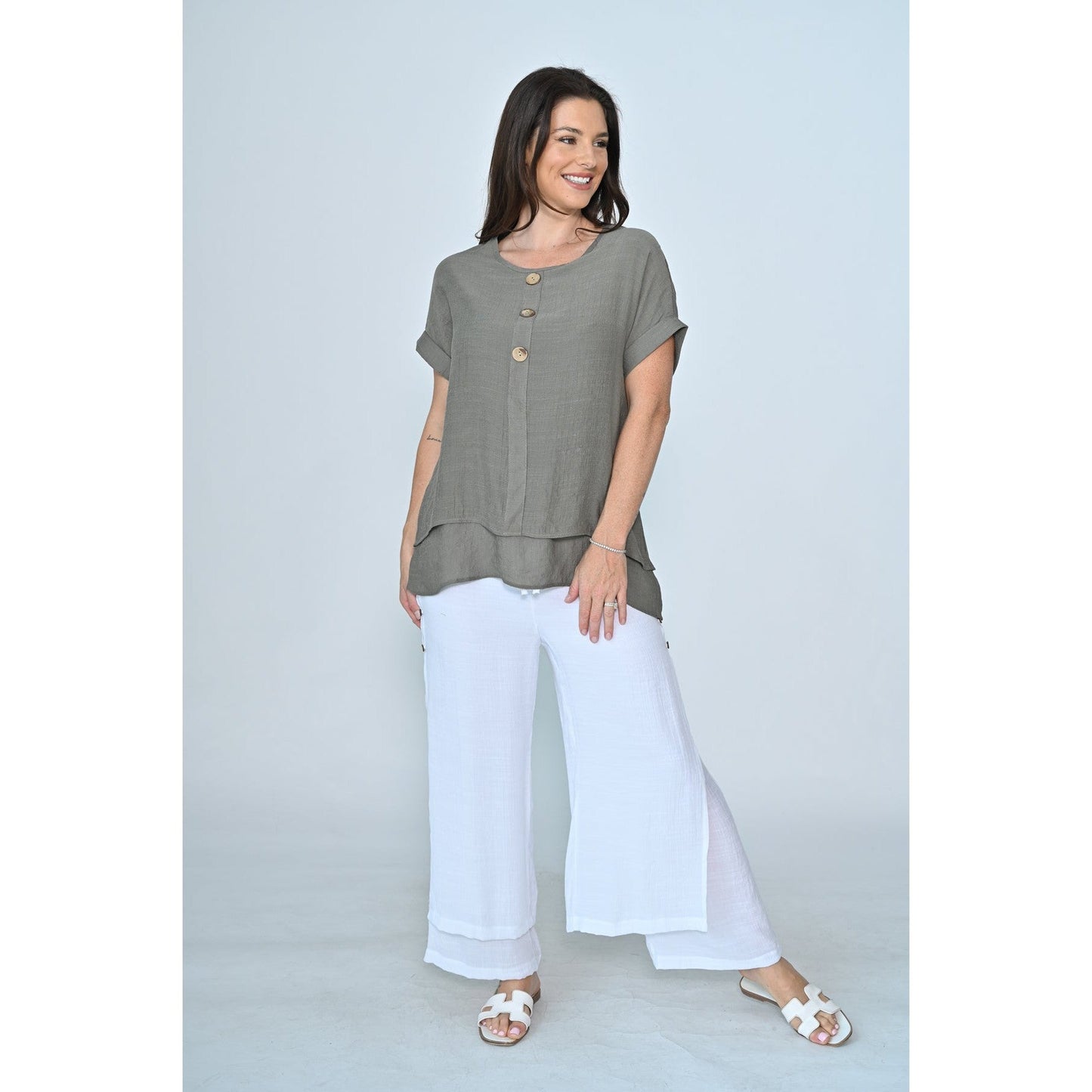 Eliza top - Khaki