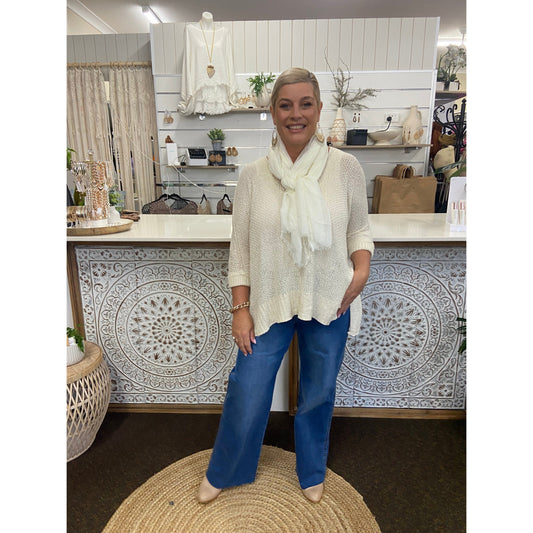 Fiona Knit Creme