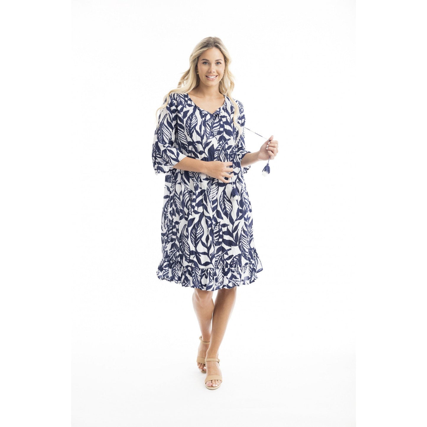 Hayman Dress Navy