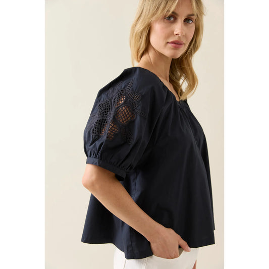 Ilsa top- Navy