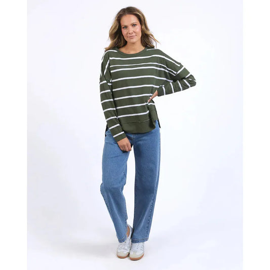 Jayne stripe - Khaki