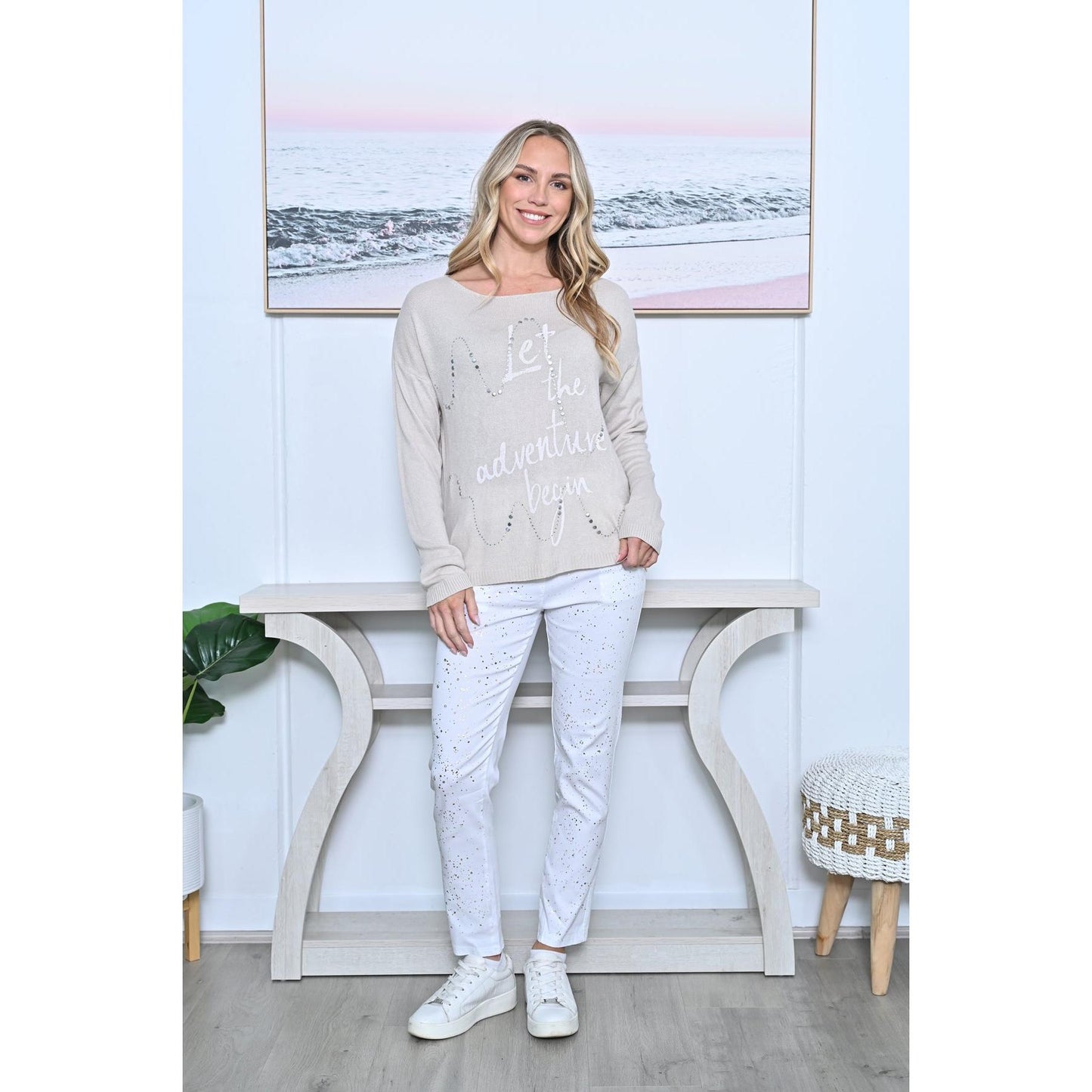 Let the Knit - Beige